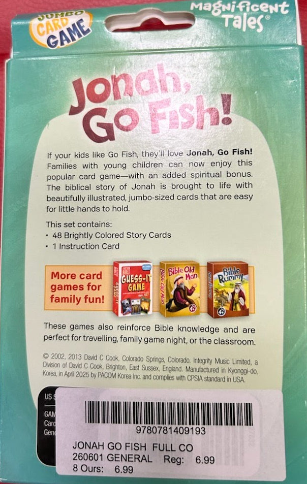 Jonah Go Fish