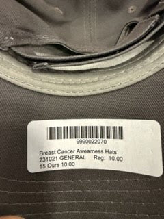 Breast Cancer Awareness Hat