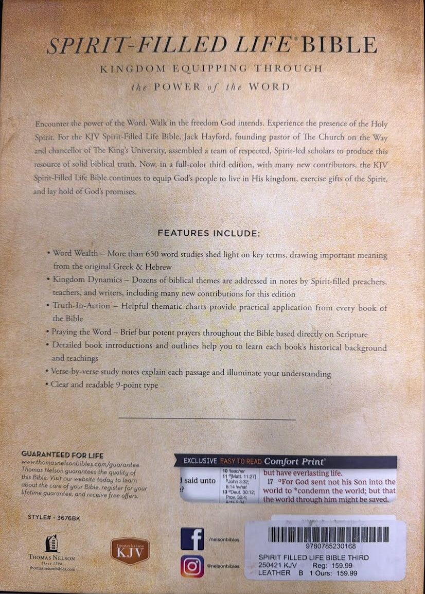 Spirit-Filled Life Bible