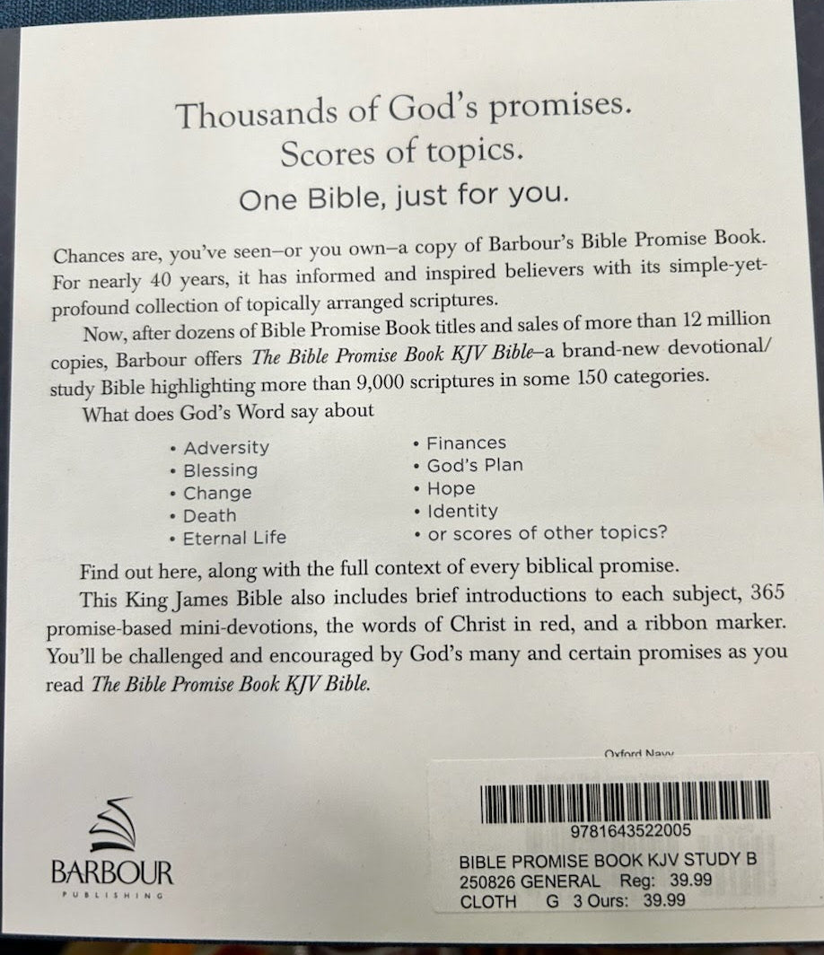 The Bible Promise Book Study Bible